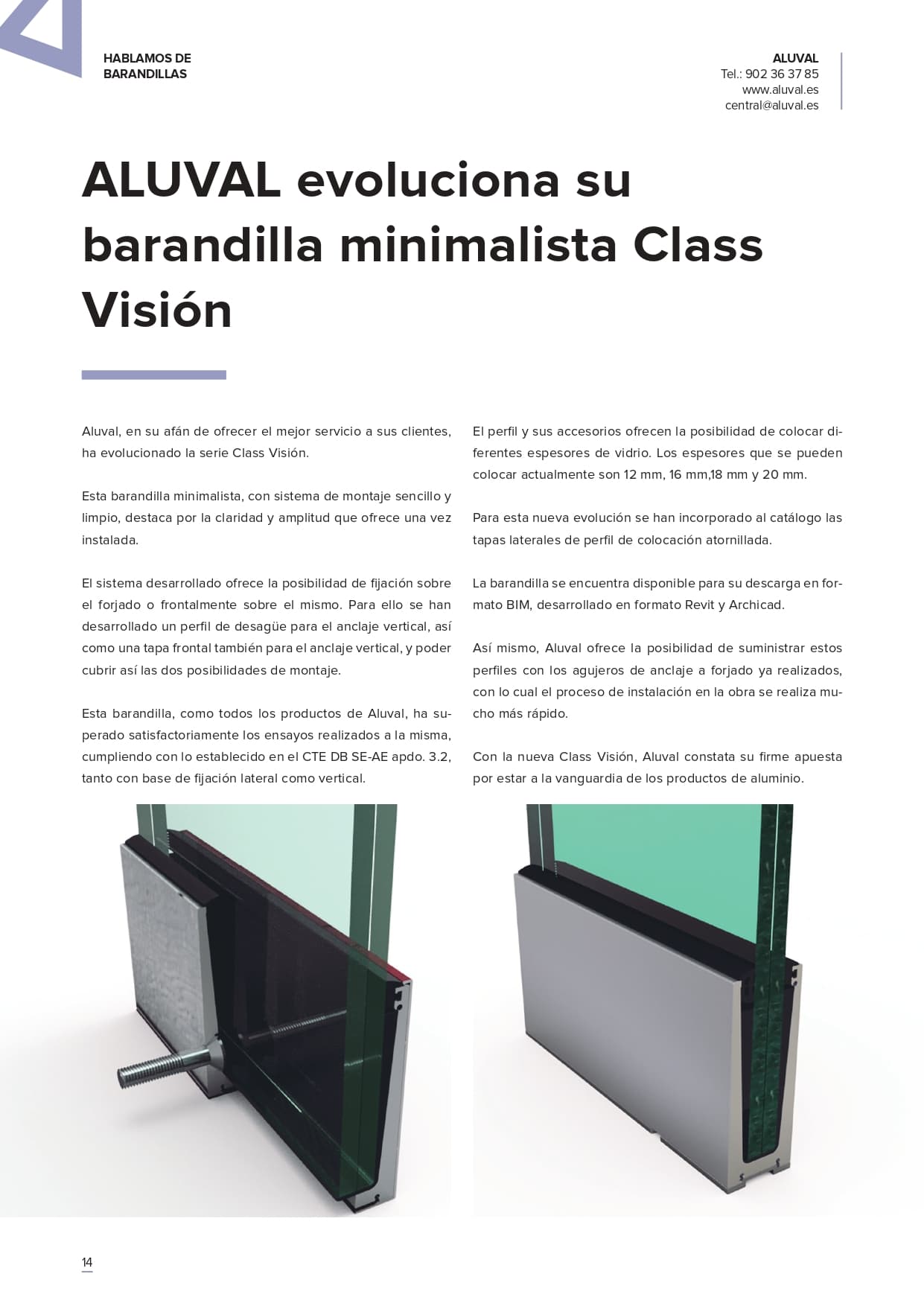 ARTICULO PUBLICADO EN EL Nº98 DE ALUMINIO