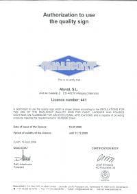 CERTIFICADO DE CALIDAD SEASIDE CLASS