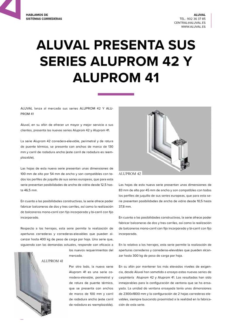 ARTICULO PUBLICADO EN EL Nº89 DE ALUMINIO