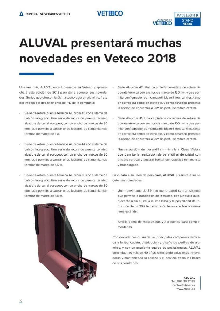 ARTICULO PUBLICADO EN EL Nº94 DE ALUMINIO